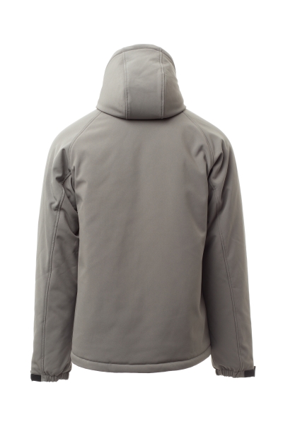 Wattierte Softshelljacke GALE PAD in rauchgrau